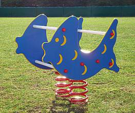 Federspielgert Doppelfisch