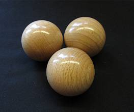 Holzkugeln, 3er Set fr Original Konstruktionswasserspiel Viadukt