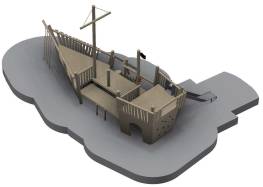 Spielschiff Robinie