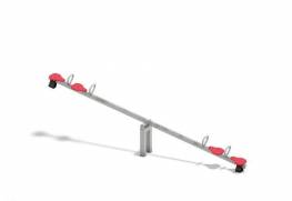 Metallwippe -viersitzig- verzinkt