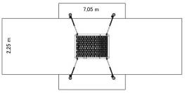 Easy-Swing Midi Schaukelbett inkl. Einhngeteil