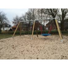 Kombischaukel mit Vogelnest Holz/Metall AH 2,20 m und 2,60 m