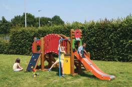 Kletterger�st f�r Kleinkinder Mammut mit Bogenbr�cke