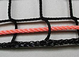 Polyethylenseil, 6 mm stark, in Netz eingezogen, PREIS PRO METER!!