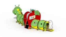 Die Raupe (lange Version mit Apfel)