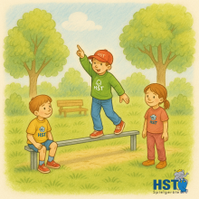 Slackline 6m lang mit Gurtband