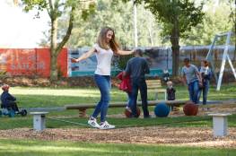 Slackline 6m lang mit Gurtband