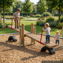 Stehwippe Douglasie mit Halteb�gel klassisch