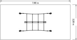 Super-Tampen-Swinger Mini, Douglasiepfosten Super-Tampen-Swinger Mini, Douglasiepfosten