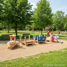 U3-Spielkombi Eisenbahn - 4-teilig