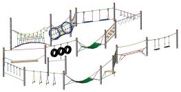 Standpfosten Stahl/Robinie, Vario-System