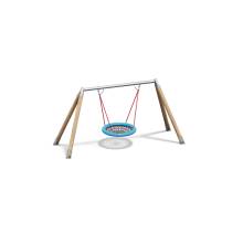 Vogelnestschaukel Holz/Metall AH 2,20 m und 2,60 m inkl. Vogelnest