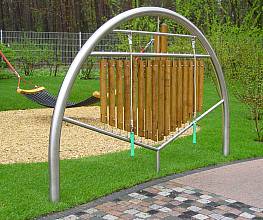 Klangbogen Eiche und Messing / Eiche / Messing