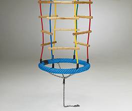 Kletter-Kamin mit Bodenanker