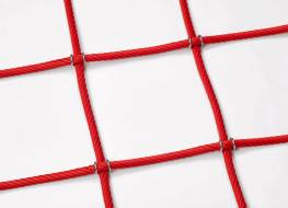 Kletternetz Herkules  16 mm, Maschenweite 300mm, mit Edelstahl-Klammer