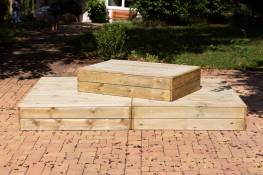 Lmmel-Stufendeck fr den Auenbereich