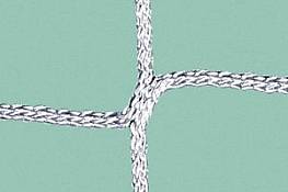 Rollhockey-Tornetze (1 Paar) aus Polyester, 3 mm stark, knotenlos, Maschenweite 4 cm