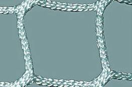 Rollhockey-Tornetze (1 Paar) aus Polyester, 4 mm stark, knotenlos, Maschenweite 4 cm