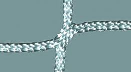 Fuballtornetze (1 Paar) aus Polyester ca. 4 mm stark, quadratische Maschenstellung, 120 mm x 120 mm