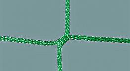 Feldhockey-Tornetze (1 Paar) aus Polypropylen hochfest, ca.3 mm stark, Maschenweite 4,5 cm
