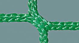 Fuballtornetze (1 Paar) aus Polypropylen, ca. 5 mm Maschenstellung quadratisch, 120 mm x 120 mm