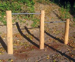 Reck 2-fach, Doppelreck Robinie