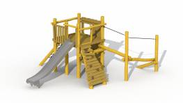 Zauberturm mit Gleichgewichtsparcours