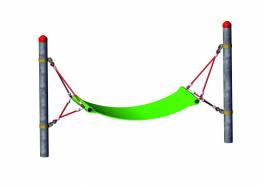 Polyesterhngematte, Seilparcours-Haiger