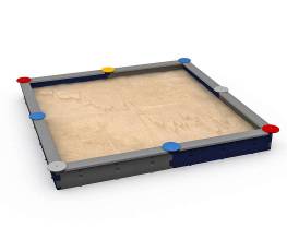 Sandkasten mit 8 Seiten
