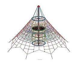 Seilnetz-Pyramide Dino 1 Kletterpyramide