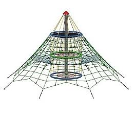 Seilnetz-Pyramide Dino 2 Kletterpyramide