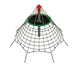 Seilnetz-Pyramide Dino 3 Kletterpyramide