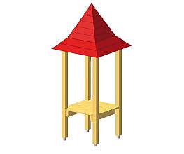 Turm mit Spitzdach, Modul Spielinsel