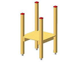 Turm ohne Dach, Modul Spielinsel