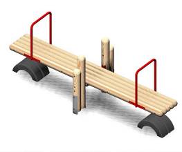Stehwippe Douglasie mit Haltebgel klassisch