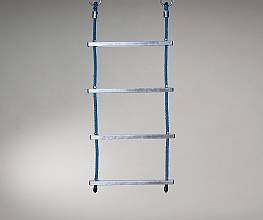 Strickleiter mit Aluminiumsprossen