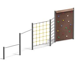 Turn-Kletter-Kombination Metall verzinkt