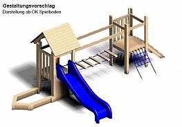 Kletternetz aus Polypropylen