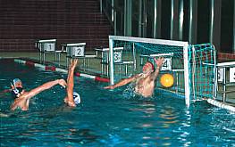 Wasserball-Tornetz aus Polypropylen (1 Paar), verschiedene Strken