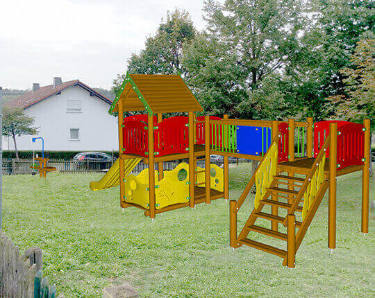 Ihr Spielplatz als 3D Model